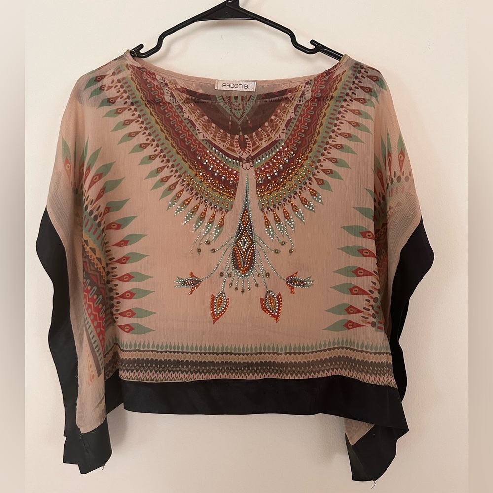 Arden B Shawl Top